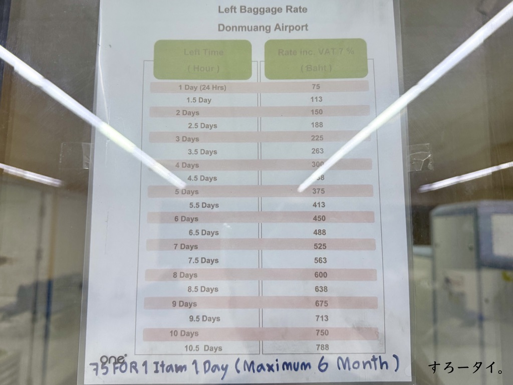 Left Baggage DMK Airport